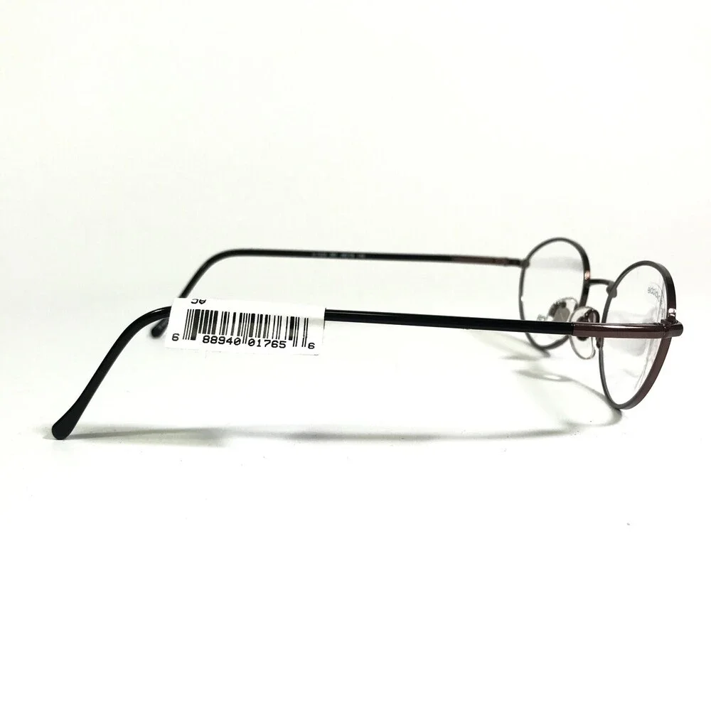 Nautica Eyeglasses Frames N7023 061 Black Purple Round Full Rim 48-19-140